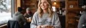 POWDER AND SUN SHOP CREW NECK SWEATSHIRT