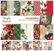 Simple Stories  - Collection Kit 12"X12" - Simple Vintage Old Fashioned Christmas - 27600
