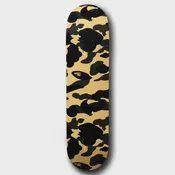 1st Camo Skateboard - Yellow