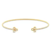 3 Leaf Clover Bangle