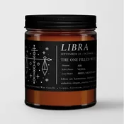 Zodiac / Birthday Candle I Libra (Sep. 24 - Oct. 23)