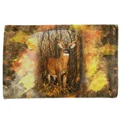 10 Point Buck Splatter All Over Hand Towel