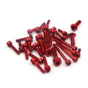 10PX RED Aluminum Screw Set [Yeah Racing] YA-0734RD