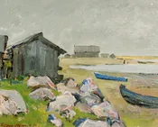 Dories on the Shore