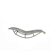 Walter Lamb for Brown Jordan Bronze 'Waikiki' Rocking Chaise Lounge, circa 1960s — Collage