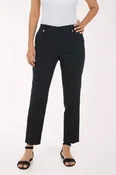 Seamed Jacquard Straight Leg Pant