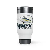 Stainless Steel Travel Mug with Handle, 14oz