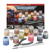 40K Paints + Tools Set