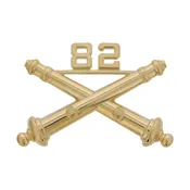 Army 82nd Cavalry Cross Sabers Cap Device