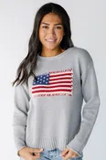 American Flag Sweater