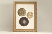 12×16 Three Antique Plates Frame