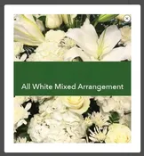 All White Mixed Arrangement