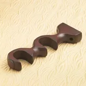 Cassidy West Turned Wood Double Brackets