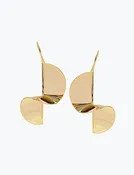 Gold earrings