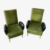 Paire de fauteuils années 60