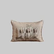 Aspen Log Bunnies Pocket Pillow