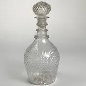Sandwich Decanter with Applied Neck Rings — Charles Haver Antiques