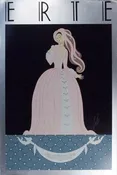 Erte Poster 1  – Lithograph Art Deco Poster
