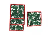 Balsam and Berry Print Cocktail Napkins, Set of 4