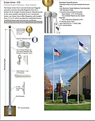 15-35ft Flagpoles | Residential Estate Series