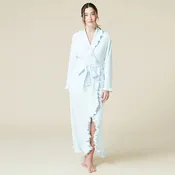 Blue Long Chenille Robe