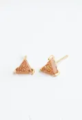 Ara Coral Durzy Studs in Gold