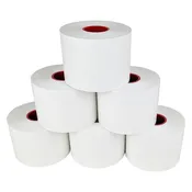 Example Coffee Shop Sticky Paper - 2 1/4" x 170' 55 gram (standard weight) liner-free labels - Diamond Adhesive (6 rolls)