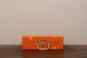 Prop Orange Vinyl Suitcase Record Player