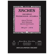 10″x14″ Arches Paper Pad-Hot Press: 12 sheet