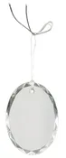 Crystal Ornament-Oval