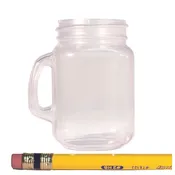 2 oz Plastic Mason Jar Shotglass Blank 100 per case