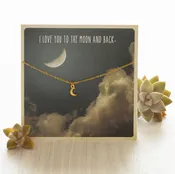 Amano Studio - Carded Gift Necklace - Moon