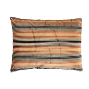 24" x 18" Velvet Lumbar Pillow w/Stripes