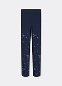 Girls’ Patterned Opaque Tights