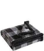 Eddie Bauer Cabin Plaid Flannel Yarn Dyed Reversible Throw Blanket