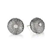 Silver, White Gold & Diamonds Earrings