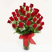 36 Long Stem Red Roses Arranged