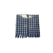 1 Inch Scale Blue Checked Kitchen Towels Dollhouse Miniature