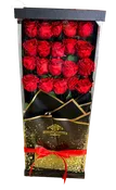 20 Luxury Long-Stem Preserved Roses in Fancy Acrylic Box