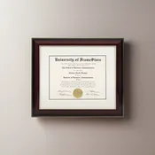 THE DIPLOMA FRAME
