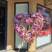 Pastel color extra large heart