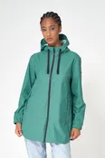 Blue Spruce Raincoat with Back Detail