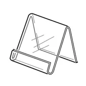 Mini Acrylic Flat Card Easel – Display for Price & Info Cards
