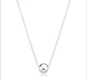 16” Necklace Sterling-Classic 8mm Sterling