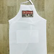 Apron with Dedham BBQ Zone logo