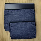 Upcycled Denim Laptop Sleeve – 9×12