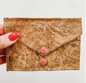 Buttons & Cork Envelope (Downloadable Pattern)