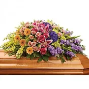 Garden of Sweet Memories Casket Spray