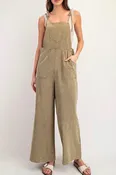 Adjustable Mineral Washed Overalls