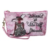 Blessed and Sho Nuff Favored Cosmetic Pouch